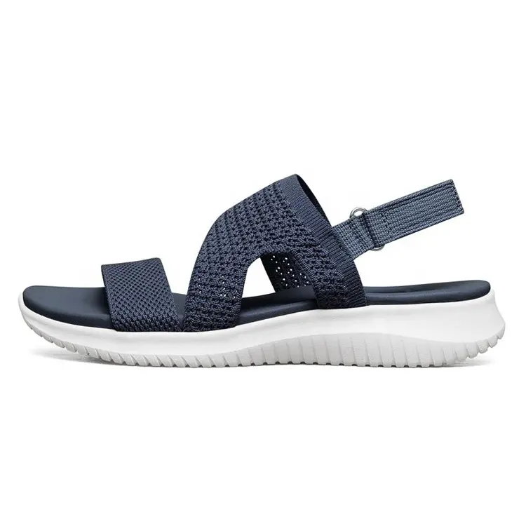 China Manufacturers Factory Stylish New Design High Quality Knitting Casual Shoes Girls Summer Sandals